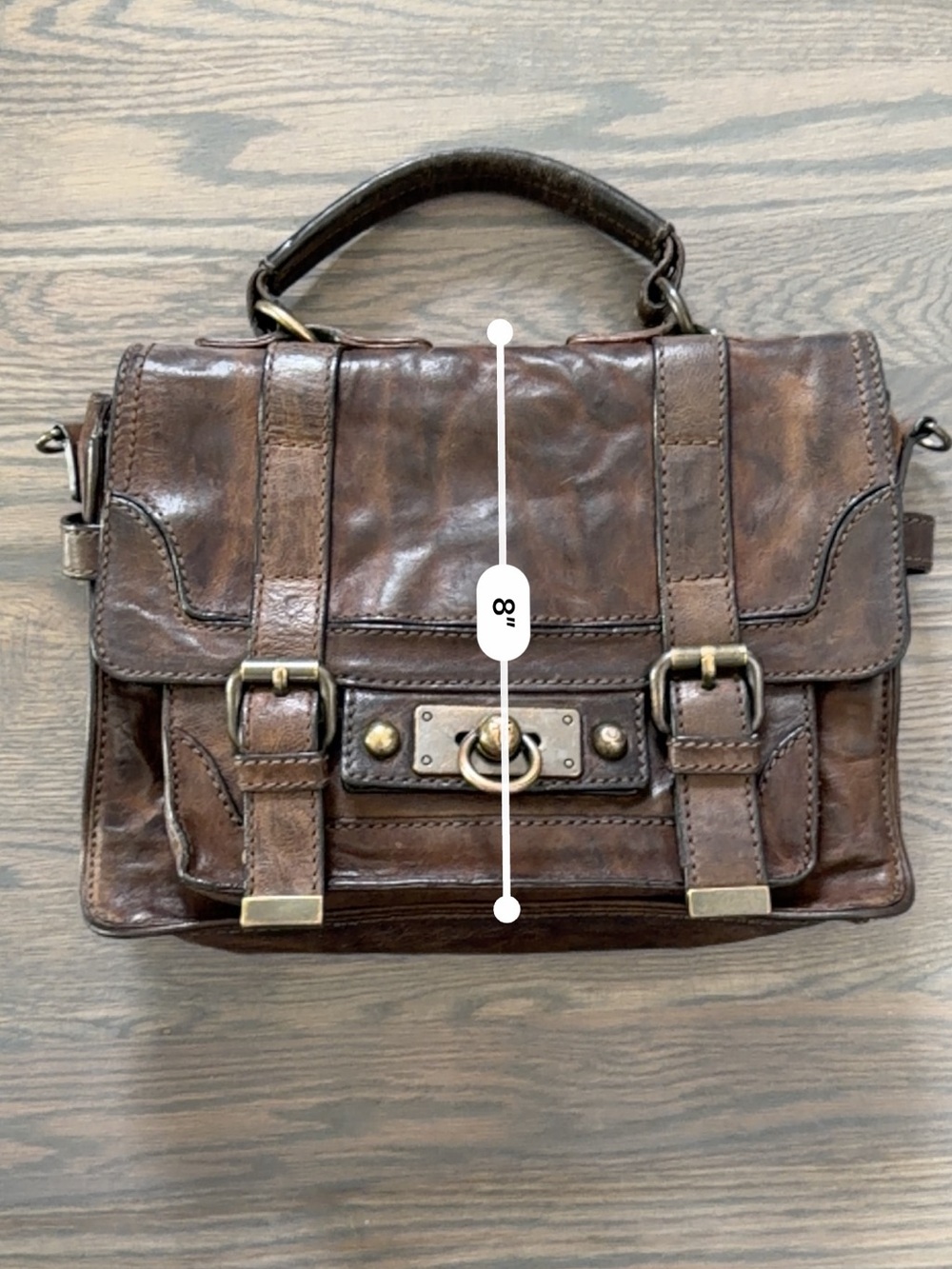Frye Cameron Leather Satchel Bag - Picture 15 of 15